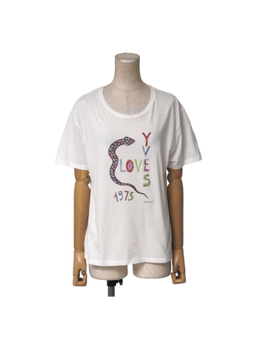 Saint Laurent Paris Short Sleeve T-Shirt L Love Crew